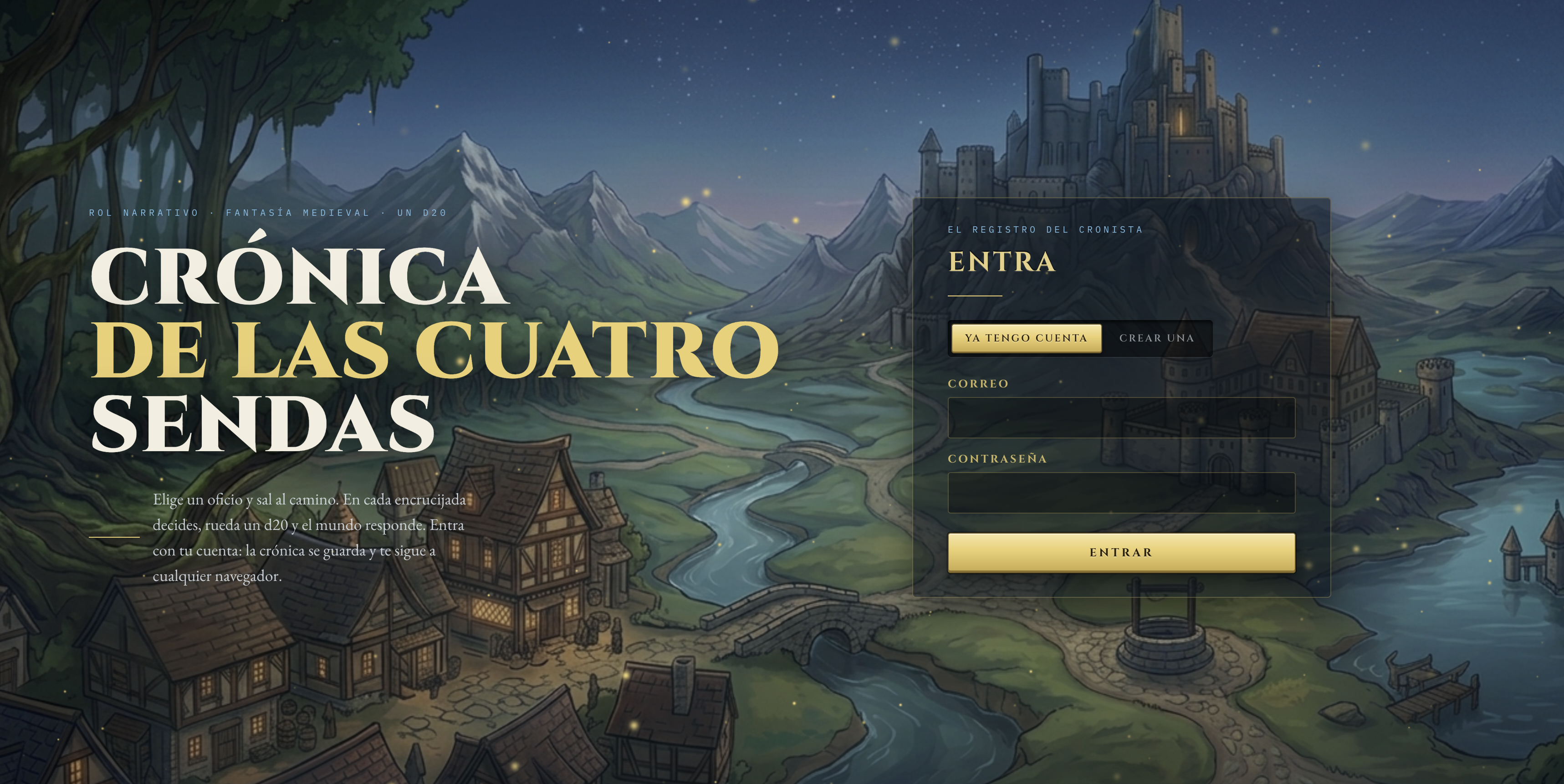 Captura de Crónica de las 4 Sendas
